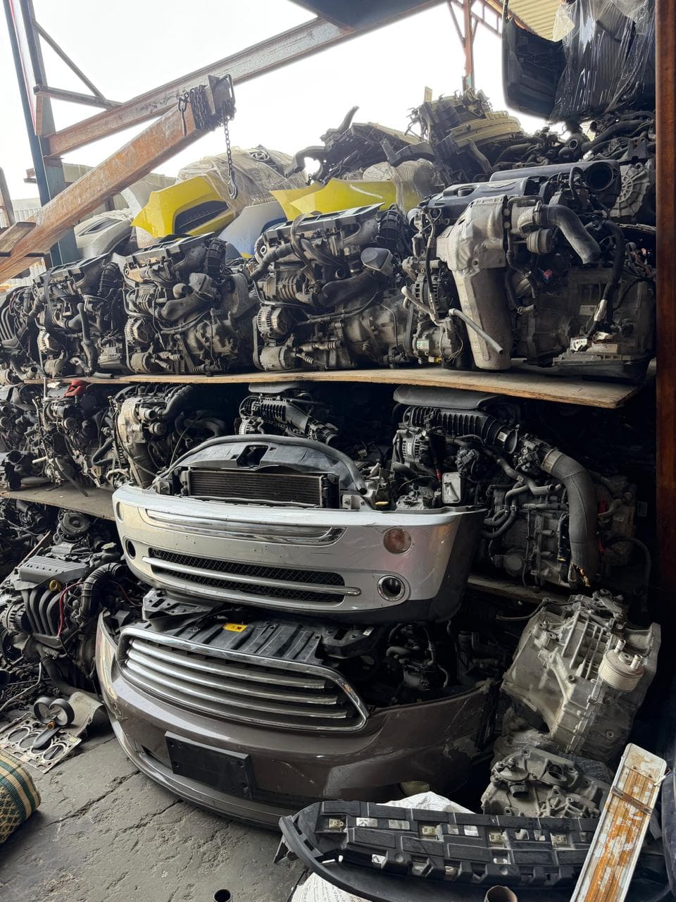 Steering racks stacked